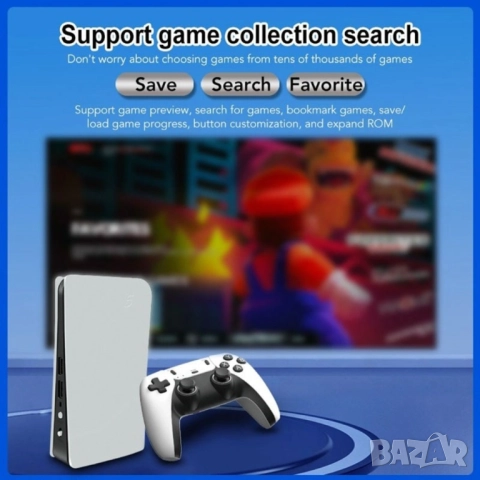 Игрална конзола RS5 – 4K Game Stick, снимка 3 - Други игри и конзоли - 52569245