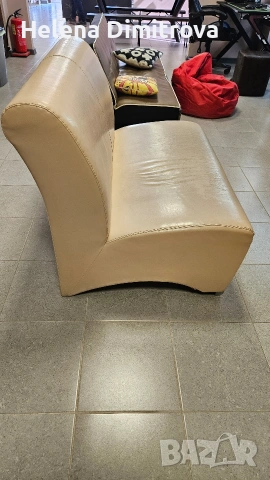 Кожено канапе двойка , снимка 3 - Дивани и мека мебел - 53937854