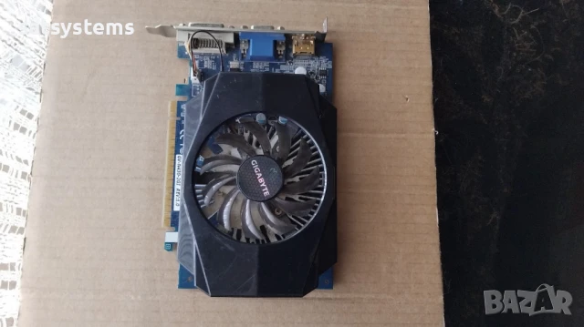 Видео карта NVidia GeForce Gigabyte GT430 HDMI 2048MB GDDR3 128bit PCI-E, снимка 6 - Видеокарти - 50505143