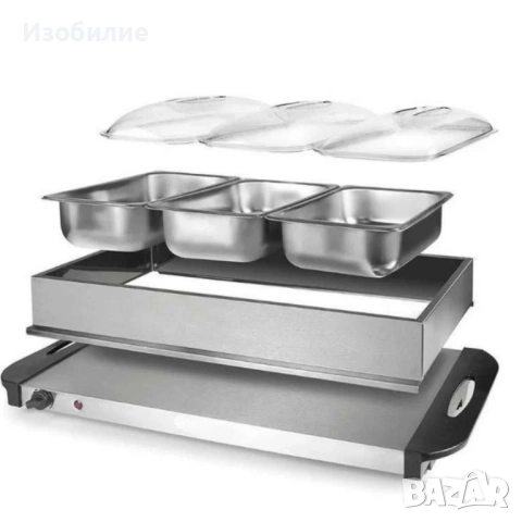 Електрически нагревател за бюфет 2 в 1 - винаги топла храна, снимка 8 - Други - 53726379