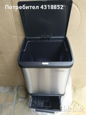 Кош за отпадъци на две нива, снимка 2 - Други стоки за дома - 50759698