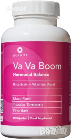 Quanna - Va Va Boom - Естествена добавка за енергия и уелнес за жени - 60 капсули