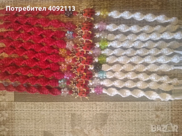 мартеници гривни, снимка 4 - Гривни - 51265463