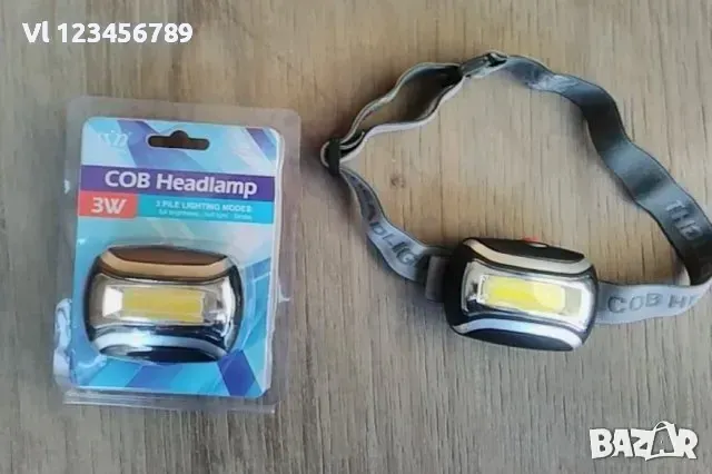 Олекотен и много мощен Челник COB LED, снимка 4 - Къмпинг осветление - 49486614