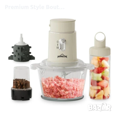 Многофункционален кухненски робот 4 в 1 Homelux - идеален за всяко домакинство, снимка 6 - Друга електроника - 54123481