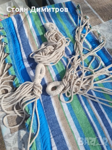 Прекрасен здрав хамак изработка памук ,удобен, допълнително захващане , снимка 11 - Антикварни и старинни предмети - 51614214