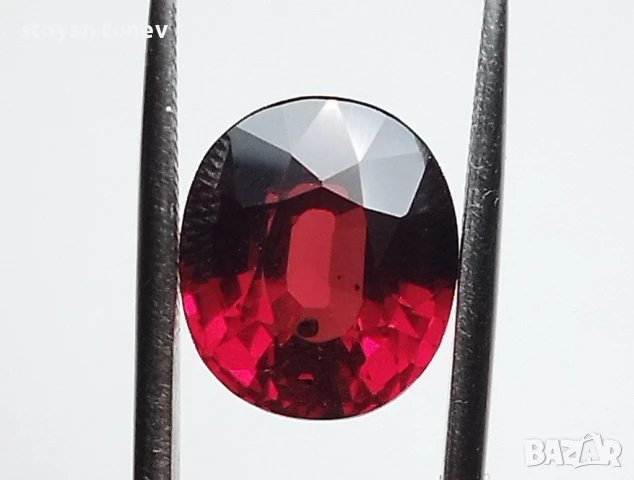 Голям гранат с дълбок червен цвят и VS чистота 6.62кт! Нов!!, снимка 9 - Пръстени - 46814946