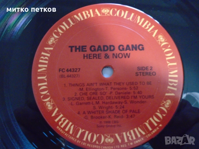 плоча the Gadd Gang, снимка 4 - Грамофонни плочи - 52469342