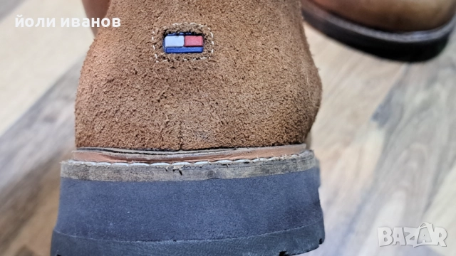 TOMMY HILFIGER-кожени зимни обувки 40 номер, снимка 9 - Ежедневни обувки - 52295285