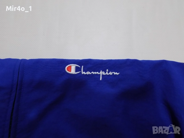 горнище champion vintage retro яке анорак ветровка худи суичър блуза елек екип мъжко оригинално S, снимка 3 - Спортни дрехи, екипи - 47884436