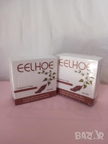 Натурален черен сапун за коса срещу косопад Polygonum soap 100 гр.