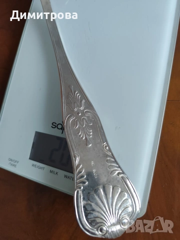 Италиански сребърни прибори -Set Silver Probe ARG 800., снимка 5 - Антикварни и старинни предмети - 50988199