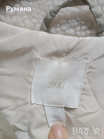 H&M-пухено яке., снимка 4 - Якета - 52946595
