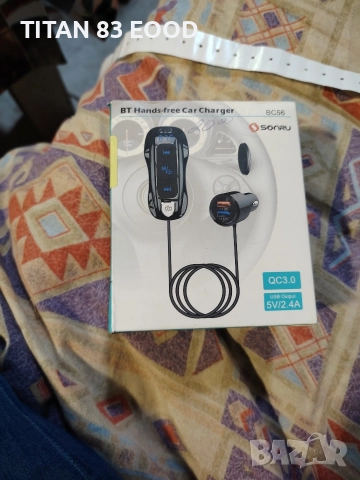 Автомобилен FM модулатор InfoTouch, BlueTooth 5.0