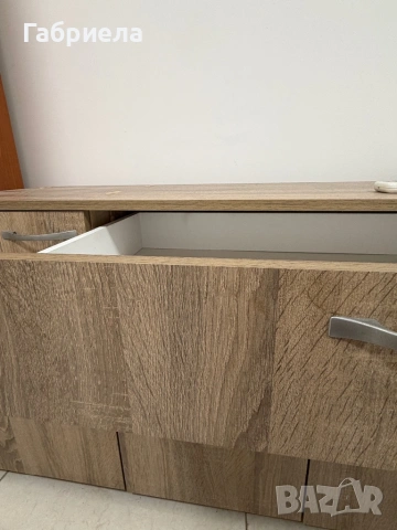 Скрин - шкаф за тв дъб сонома , снимка 4 - Скринове - 53436116