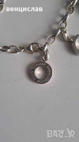 Сребърна гривна-Томас Сабо, снимка 2 - Колиета, медальони, синджири - 52921479