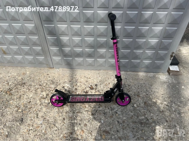 Тротинетка Randevous черно/розово