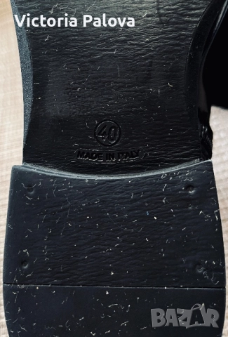 Елегантни кожени боти EMOZIONI  - италиански дизайн, снимка 6 - Дамски боти - 52879214