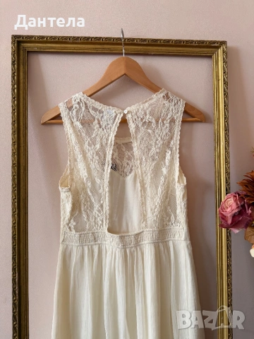 VERO MODA нова ефирна рокля с нежна дантела, снимка 9 - Рокли - 54228710