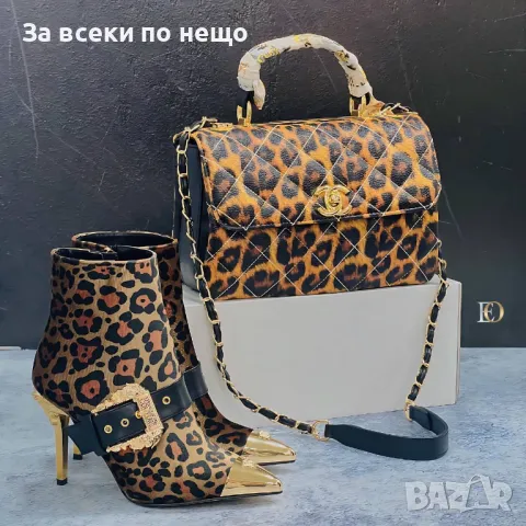 Дамски боти на ток Fendi👢Chanel👢 Код D1489, снимка 3 - Дамски боти - 48275830