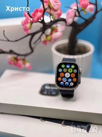 Смарт часовник Apple Watch Ultra 2, 49 мм, Cell, Titanium Case, Blue Ocean Band, снимка 2 - Смарт часовници - 52669392