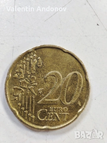 20 евро цента Германия /2002 D, снимка 2 - Нумизматика и бонистика - 53629049