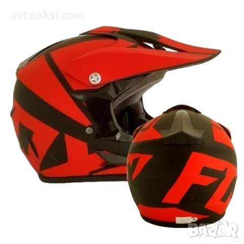 Каска Мотор Крос FOX два цвята, снимка 3 - Аксесоари и консумативи - 50970419