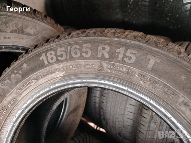 2бр. зимни гуми 185/65/15 Semperit, снимка 4 - Гуми и джанти - 53212167