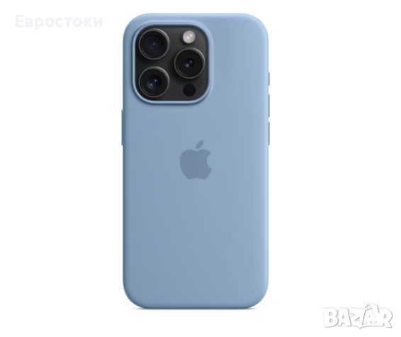 Оригинален калъф Apple Silicone Case with MagSafe за iPhone 15 Pro, снимка 1 - Калъфи, кейсове - 46462275