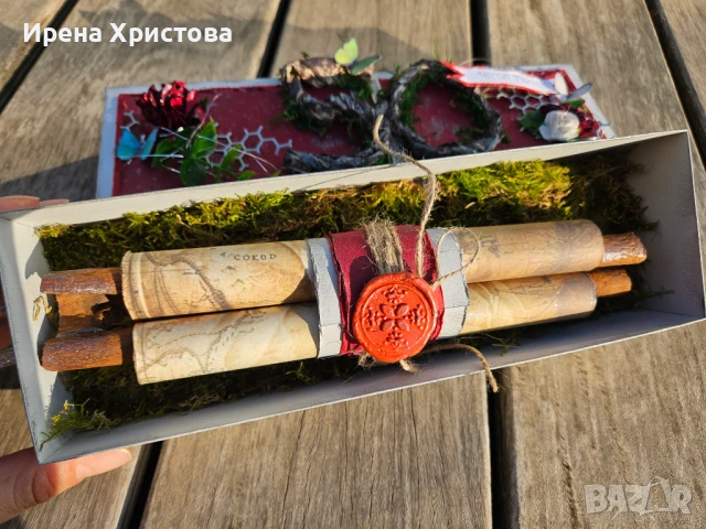 Луксозна картичка за 50 юбилей, снимка 4 - Други - 50923059