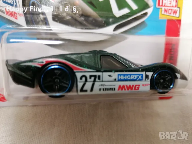 💕🧸 Hot Wheels  `67 Ford GT40 Mk.IV Then and now, снимка 1 - Колекции - 47587628