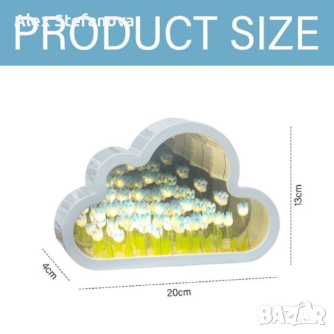 Магическа нощна лампа с огледален ефект 2 в 1, снимка 8 - Други - 52837311
