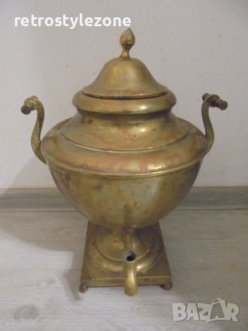 № 8499  СТАР МЕТАЛЕН СЪД / АНТИКВАРЕН САМОВАР – ДЕКОРАТИВЕН И КОЛЕКЦИОНЕРСКИ 