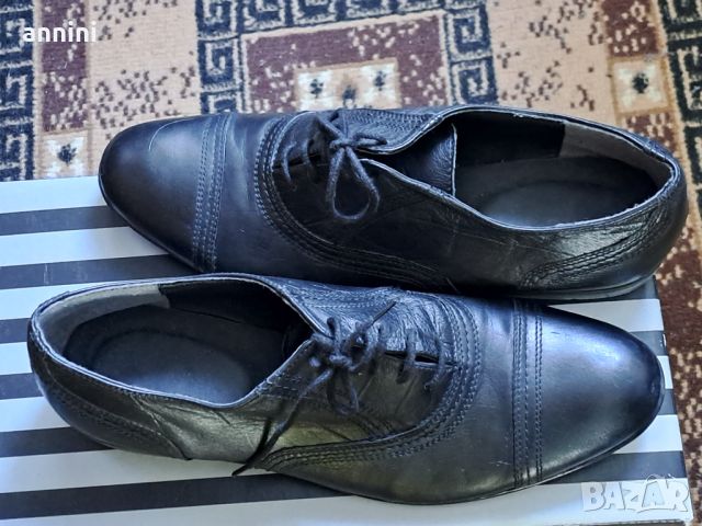 обувки кожа половинки черни нови     ном  44  и ном 41, снимка 2 - Ежедневни обувки - 28479907