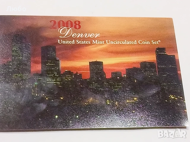 сет нови монети 2008г САЩ, снимка 2 - Нумизматика и бонистика - 53403869