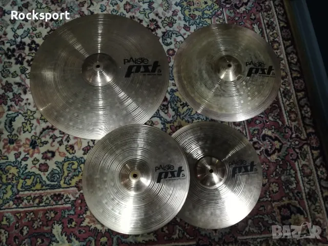 Промо цена!!!450лв Paiste PST5 Cymbal set, снимка 1 - Ударни инструменти - 48080629