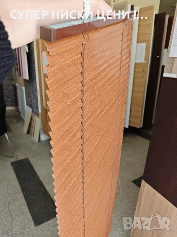 Алуминиева щора - дървесно кафява, снимка 5 - Щори - 53780448