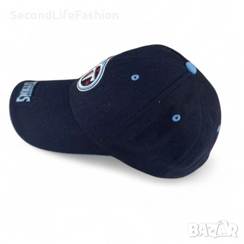 Винтидж бейзболна шапка Twins Enterprise Tennessee Titans синя, снимка 2 - Шапки - 53731261