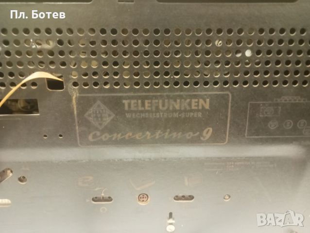 Ретро радио Telefunken Concerto 9, снимка 4 - Радиокасетофони, транзистори - 45287835