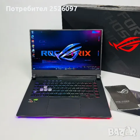 Asus ROG Strix G15/Ryzen 7 4800H/16GB RAM/512GB NVMe, снимка 1 - Лаптопи за игри - 47514015