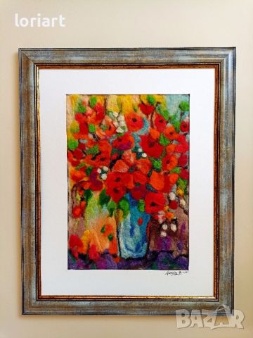 Вълнена живопис/плъст, снимка 1