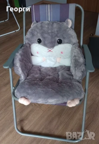 Декоративна плюшена възглавница за стол, снимка 12 - Декорация за дома - 53896005