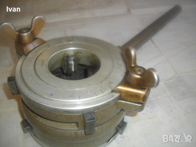 Чехословашка резбонарезна за тръби до 2" цола винтонарезка винторез пафта плашка JOPAL 2 NAREX , снимка 9 - Други инструменти - 52720476