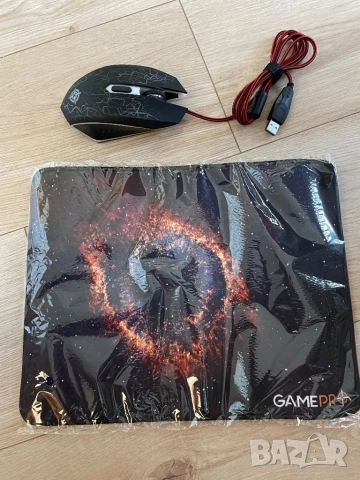 Геймърска мишка с подложка GS34, снимка 2 - Клавиатури и мишки - 51558489