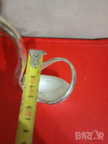 посребрен метален лъжичник-лебед, снимка 4 - Други - 53689772