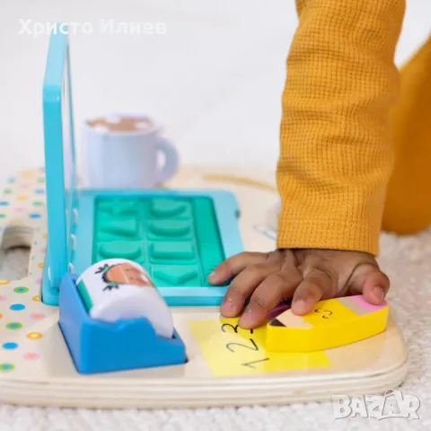 Дървена образователна играчка Лаптоп и бюро Melissa & Doug, снимка 5 - Образователни игри - 49721341