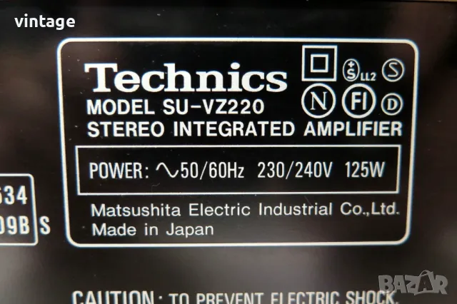 Technics SU-VZ220_72, снимка 7 - Ресийвъри, усилватели, смесителни пултове - 47166692