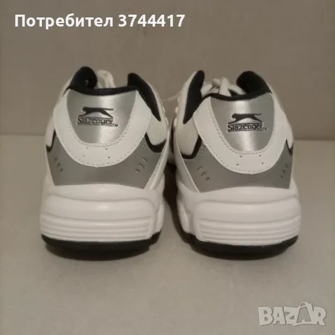 Чисто нови оригинални кожени, мъжки маратонки ® "Slazenger" TM, снимка 4 - Маратонки - 47193360