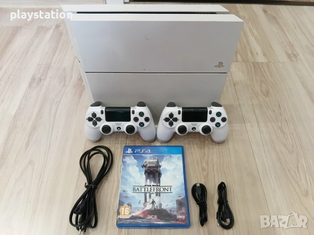 🤍 PS4 SLIM БЯЛ – 190 € (ПЪЛЕН КОМПЛЕКТ!) 3 месеца гаранция