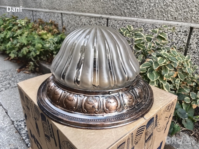 Стара лампа "Арт деко" от 1920г.,Art Deco ceiling light 